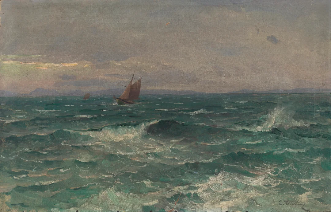 Ulving, Even — Kystlandskap — Kunst/Maleri — Blomqvist