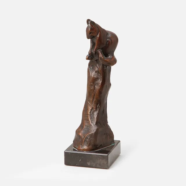 KENT ULLBERG. Skulptur, ekorre, brons, signerad och numrerad 39/50.