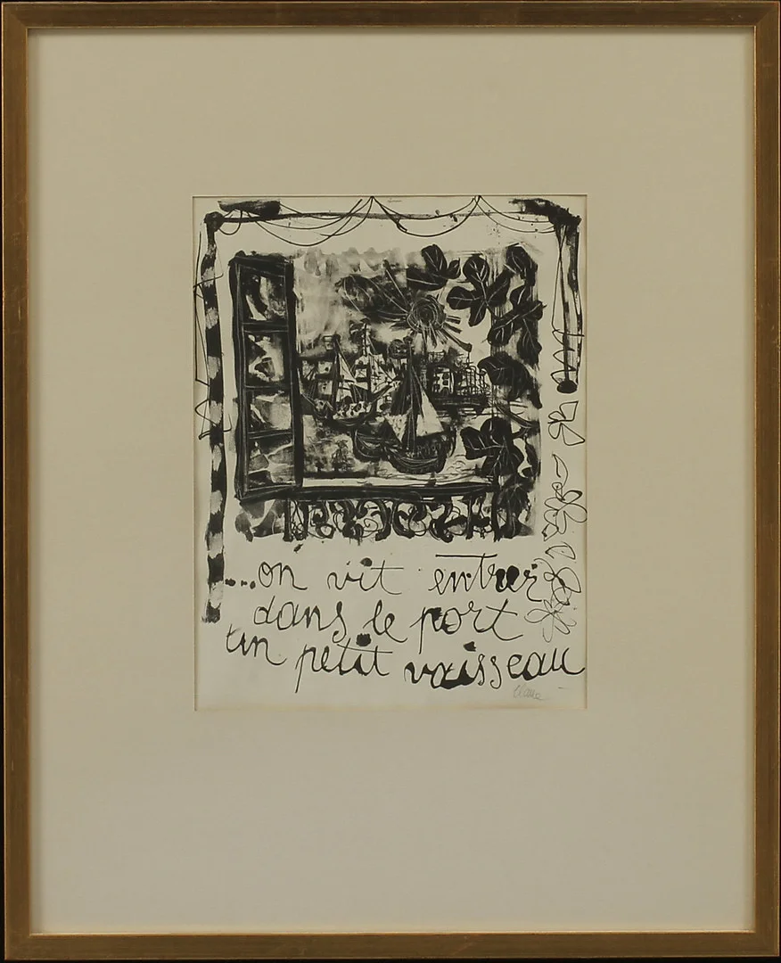 ANTONI CLAVÉ. Ur illustration till Candide av Voltaire. Litografi, signerad. — Engravings & Prints — Göteborgs Auktionsverk
