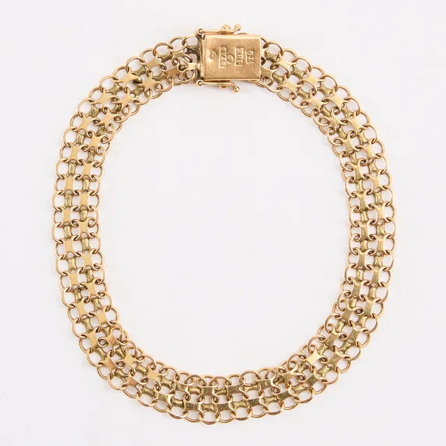 ARMBAND, guld 18K.