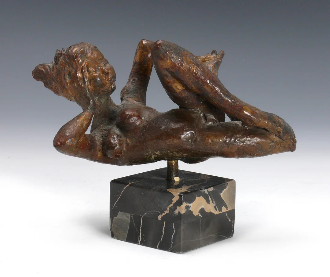 Fazzini, Pericle — Liggende akt — Kunst/Skulptur — Blomqvist