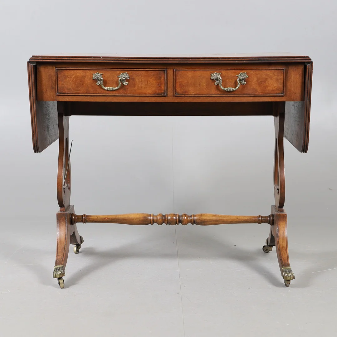 REGENCY-STYLE MAHOGANY SOFA TABLE. — Tables — Lawrences Auctioneers