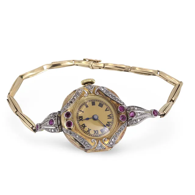 14CT GOLD COCKTAIL WATCH.