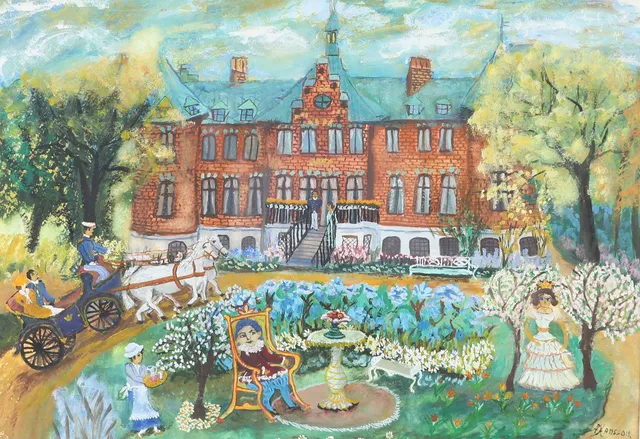ALMA HANSSON. EFTER. Sofiero slott, tryck.