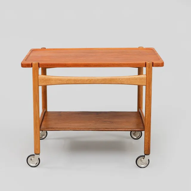 HANS J WEGNER. Serveringsvagn, Fabrikat Andreas Tuck.