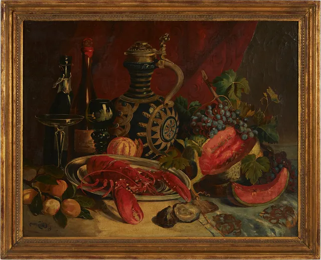 ALFRED COLLIN. Stilleben.