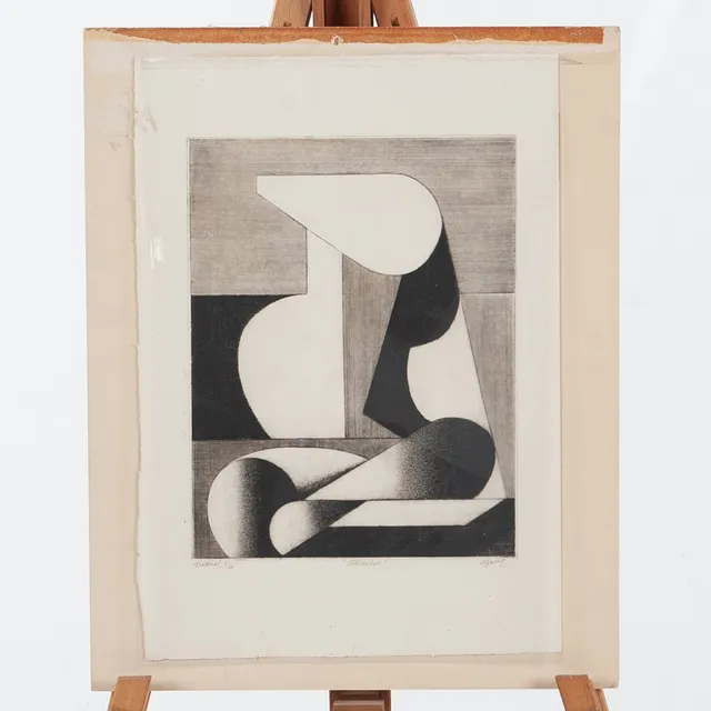 GEORG NILSSON. "Stilleben". Torrnål.
