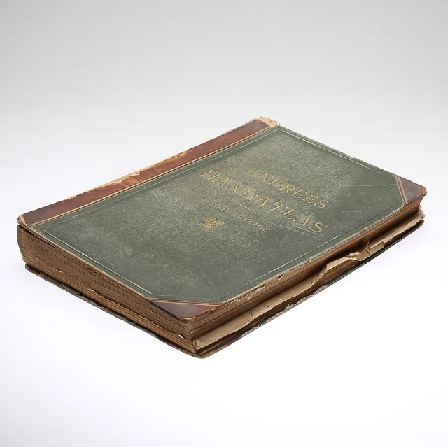 BOK, "Andrees Handatlas", Verlag von Velhagen & Klasing, 1899.