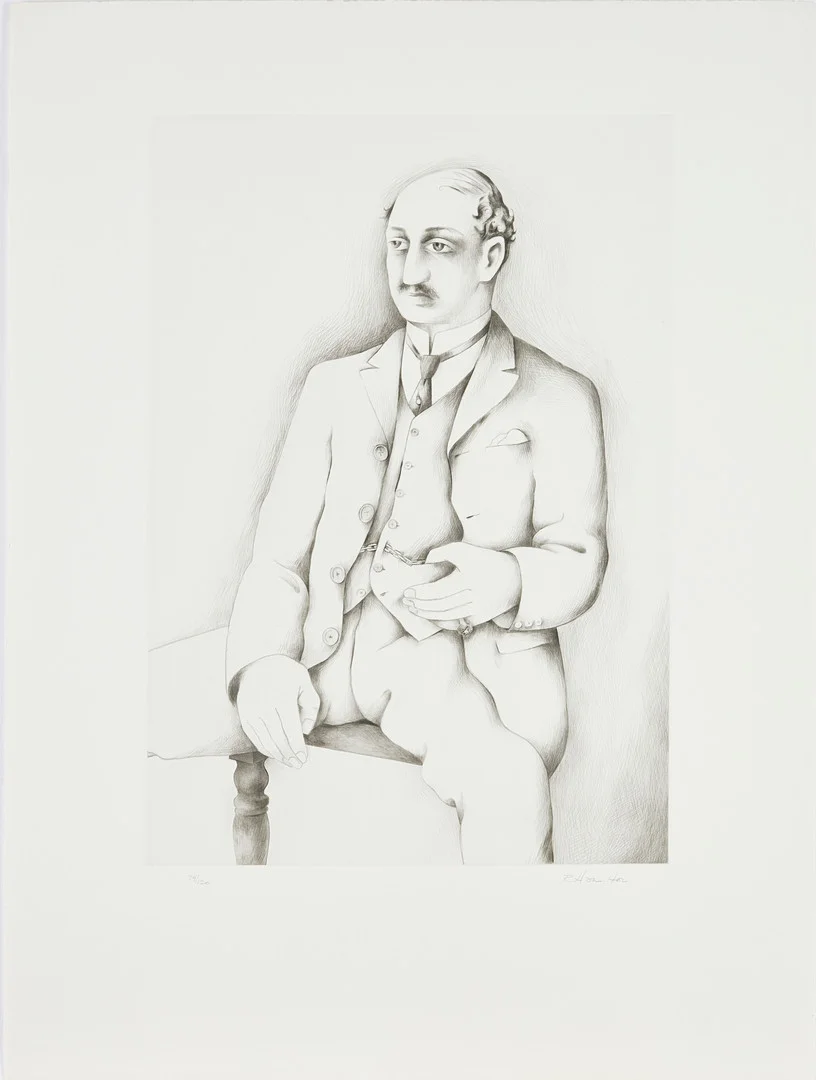 RICHARD HAMILTON. "Leopold Bloom". — Engravings & Prints — Stockholms Auktionsverk Magasin 5