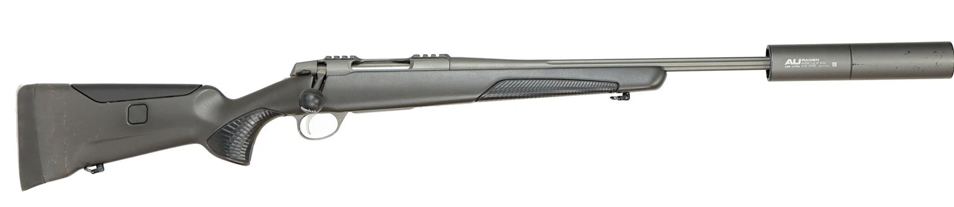 KULGEVÄR MED LJUDDÄMPARE, fabrikat Sako, modell 90 Adventure, kaliber .308W, tillv.nr EM6543, se-nr SE3505871. — Rifles — Walter Borg
