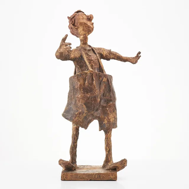 KARL HÖGLUND. skulptur, brons, signerad Karl Höglund och numrerad 13/25.