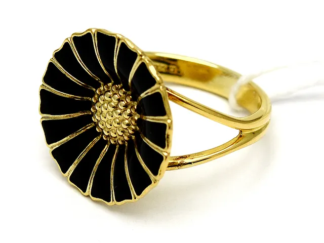 Ring förgyllt S925, 4,1g Ø17¼