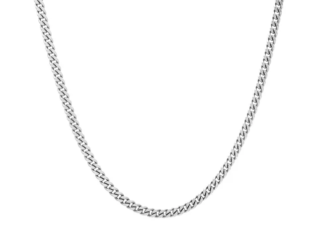 HALSKEDJA, sterlingsilver, pansar, längd 50 cm, vikt 22,7 g.