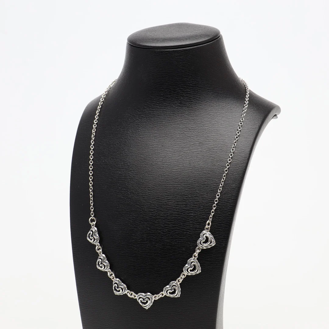 KALEVALA KORU. COLLIER, Heart of the House, silver, Finland, vikt ca 11 gram. — Necklace — Borås Auktionshall