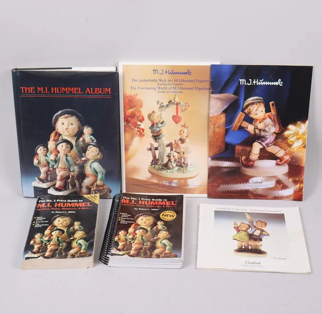 BÖCKER och kataloger, Hummel och Goebel, 6 delar.