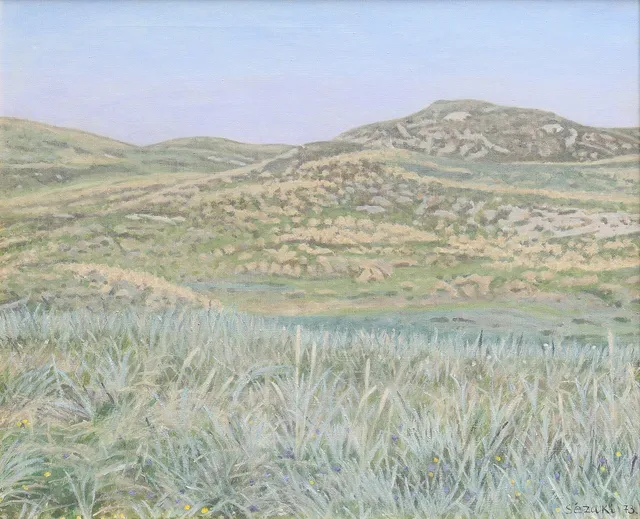 HARUO SEZAKI (1907-1977). KUPERAT LANDSKAP, 1973.