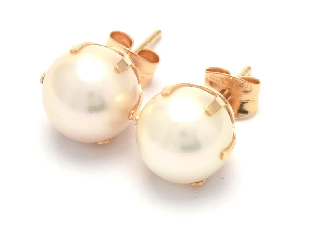 Pärlörhängen 1 par 18K 2,0g Ø6mm — Smycken/Pärlörhängen — Kaplans