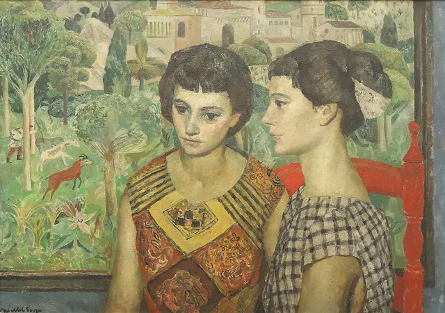 JOSEP MARIA MALLOL SUAZO. Two girls.