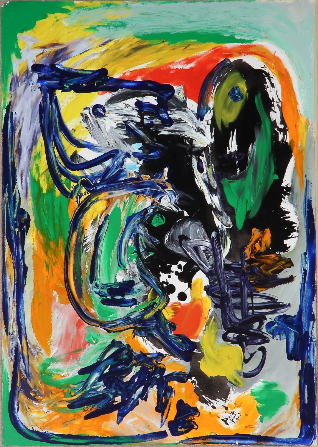 Finn Pedersen. Abstract composition — Paintings and sculptures/Modern pictorial arts — Lauritz