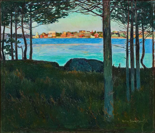 ARTUR BIANCHINI. “Towards the West in the evening sun, Sandhamn”.