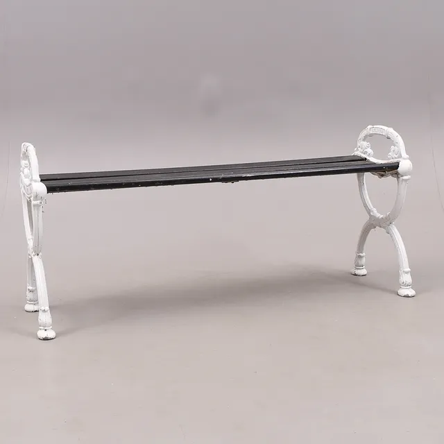 TRÄDGÅRDSBÄNK, trä, aluminium Byarum.