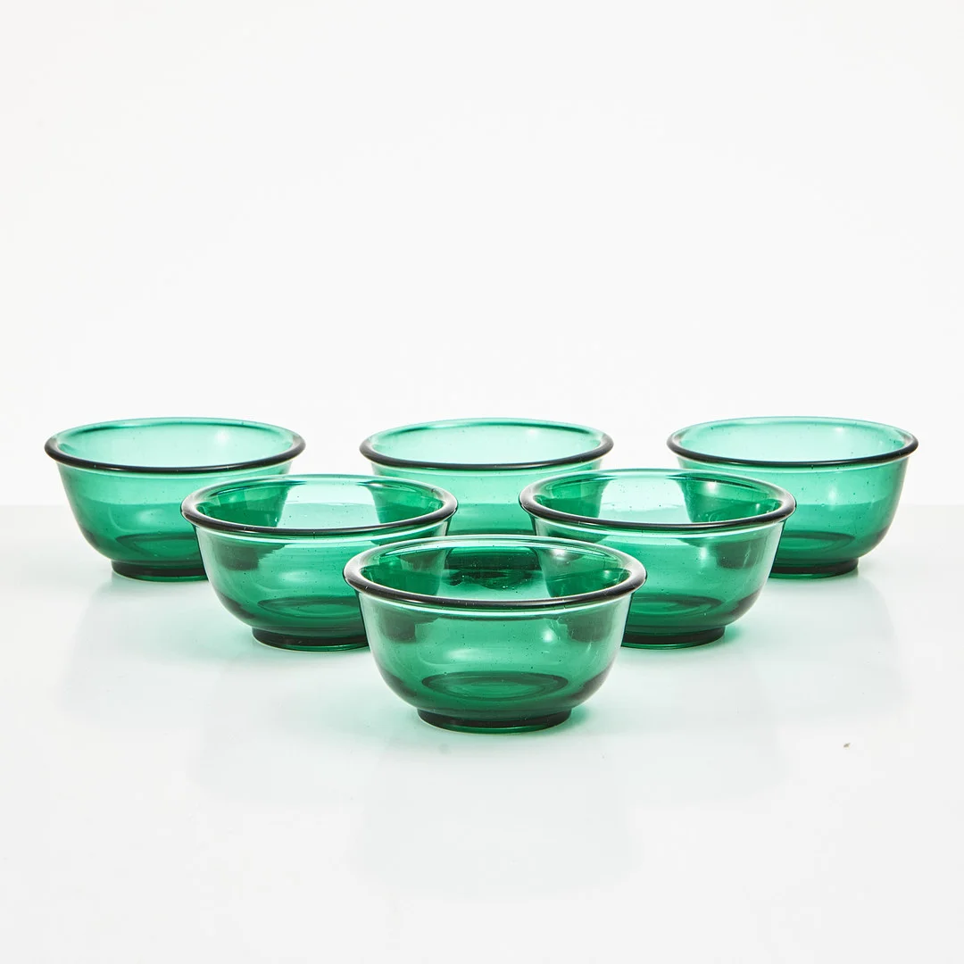 ESTRID ERICSON. 6 st, "Kina", glas, Firman Svensk Tenn. — Utility glass — Stockholms Auktionsverk Magasin 5