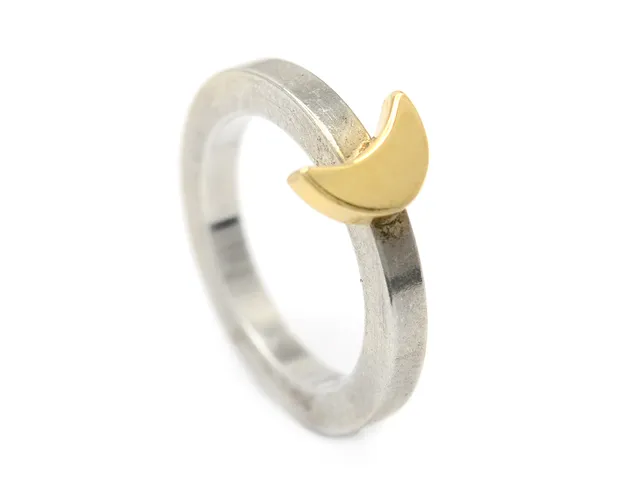 RING, sterlingsilver, Heiring, Danmark, stl 17,5 mm, vikt 6,4 g