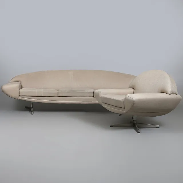 JOHANNES ANDERSEN. Soffa och fåtölj, "Capri", Trensum, Sverige.