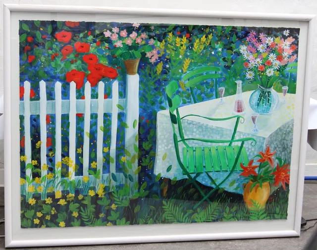 STEFAN IGELSTRÖM. Gouache, monogramsignerad.