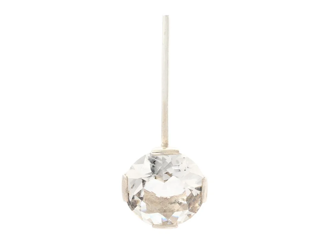 HÄNGE, sterlingsilver, vit sten, höjd 5,3, Bengt Hallberg Guldsmed, Köping, 1972, vikt 11,2 g. — Smycken/Hänge — Kaplans