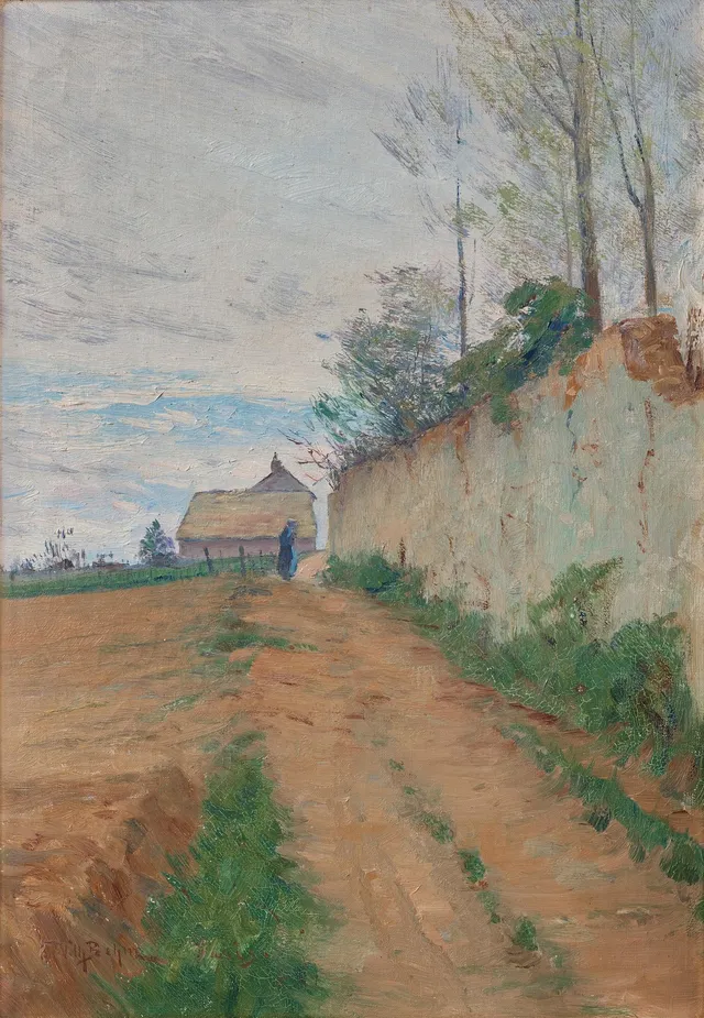 Wilhelm Behm, Landsväg, Paris utkant.