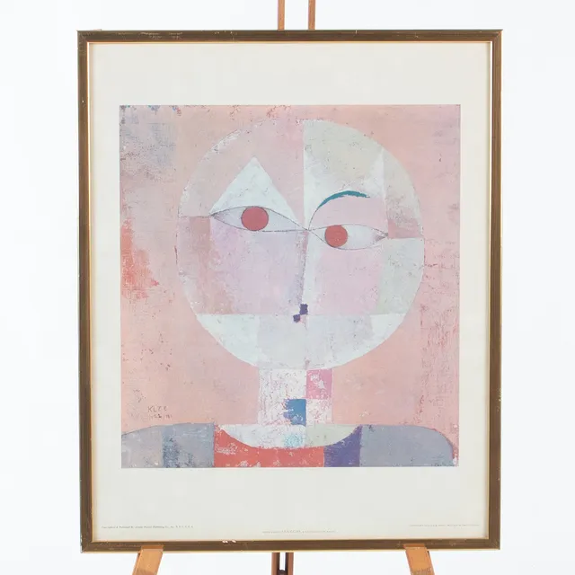 PAUL KLEE. EFTER. Färgoffset, "Senecio".