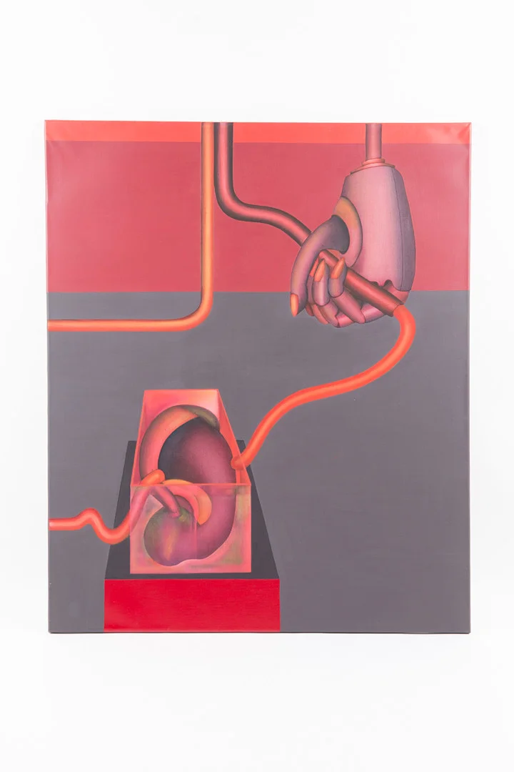 JOHANNA SITTERLE. Gemälde, 'Aus der Retorte'. — Paintings — Stockholms Auktionsverk Köln