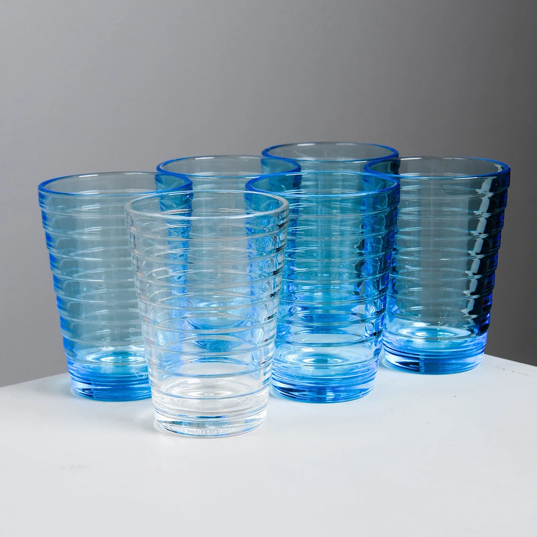 AINO AALTO. Dricksglas Bölgeblick, 6 stycken, Iittala. — Tableware — Formstad Auktioner