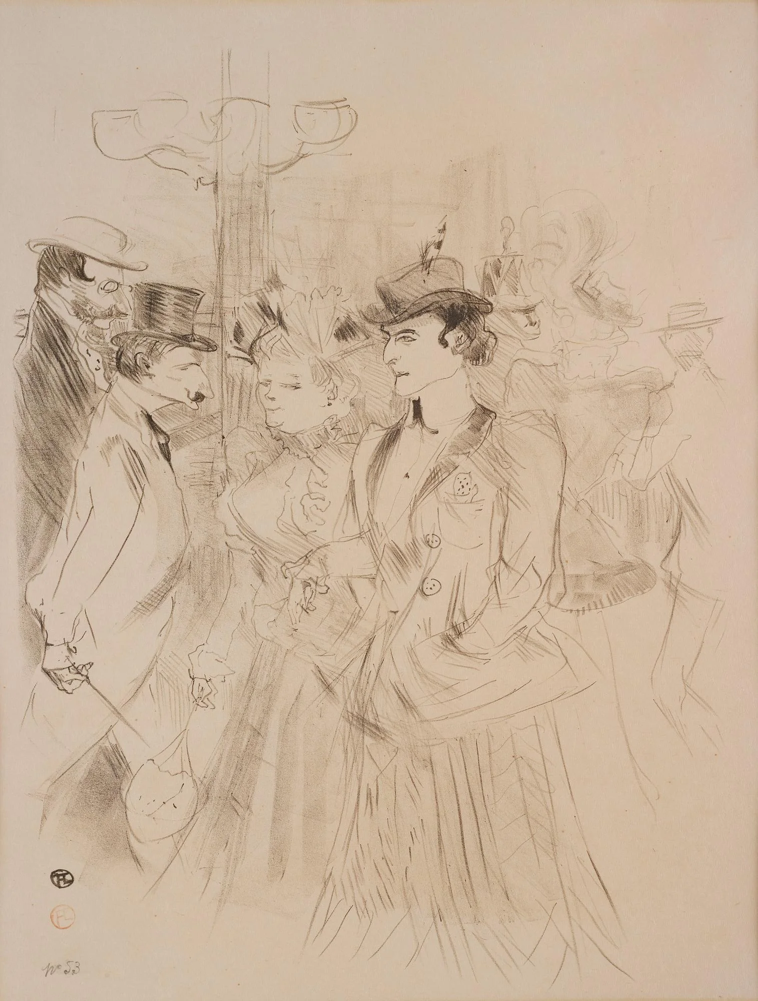 Henri de Toulouse-Lautrec, "Promenoir". — Bukowskis
