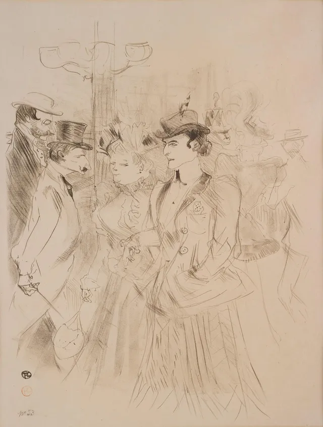 Henri de Toulouse-Lautrec, "Promenoir".