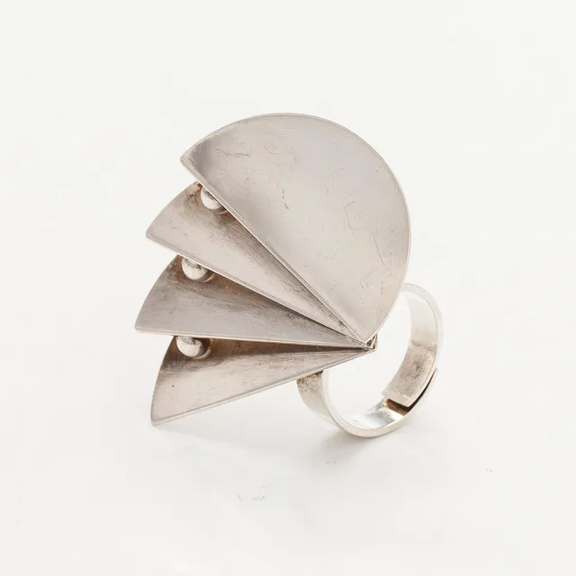 Elis Kauppi, ring, silver, Kupittaan Kulta, Åbo.