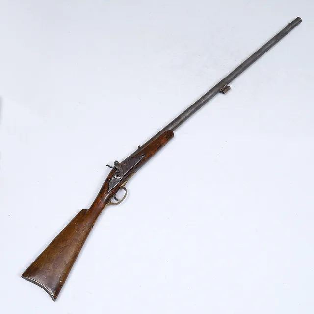 SLAGLÅSGEVÄR konverterad från flintlås, 1800-tal.