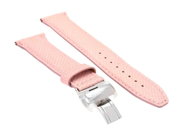VIKLÅS, till Locman, 22/18 mm, rosa läderband.