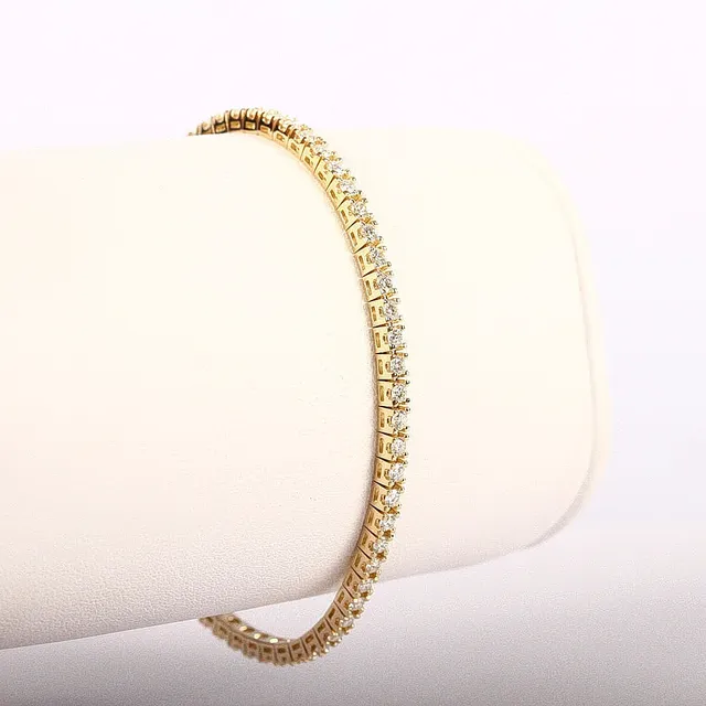 ARMBAND, tennisarmband 2,43ct, 18K.