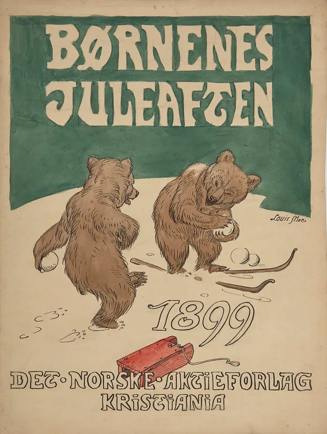 Moe, Louis — "Børnenes juleaften" 1899