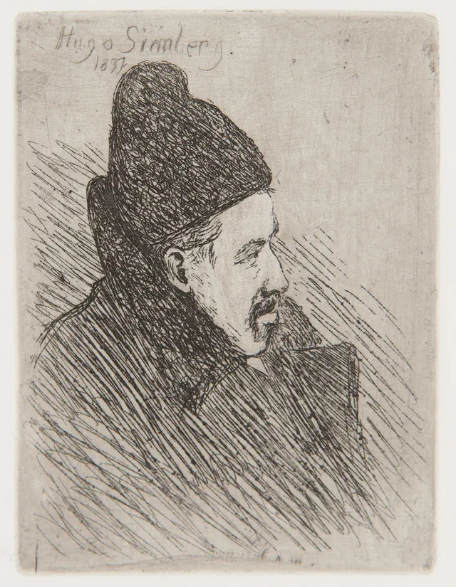 Hugo Simberg, "Omakuva" (Självporträtt).