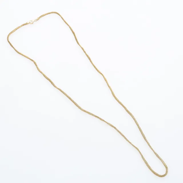 HALSKEDJA 18K guld vikt ca 17 gram.