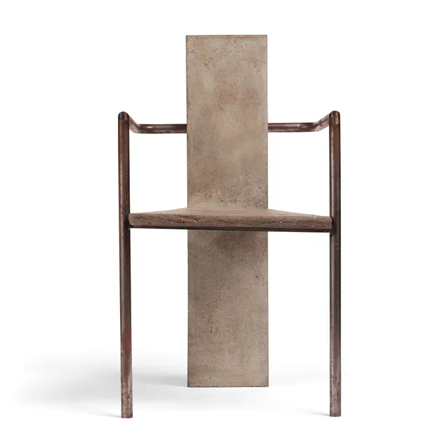 Jonas Bohlin, "Concrete", karmstol, ed. 35/100, Källemo, Värnamo 1981.
