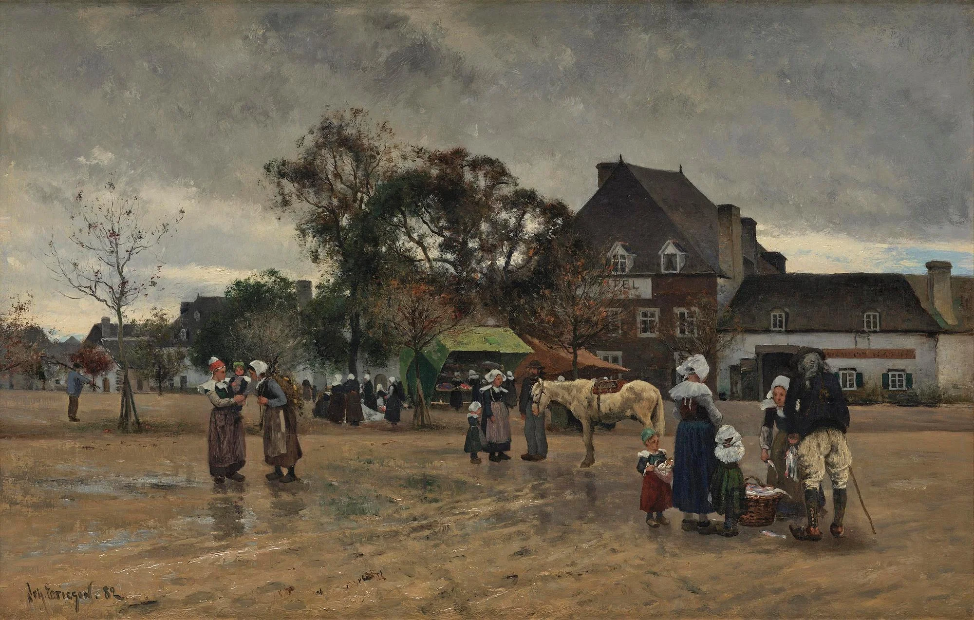 Johan Ericson, "Torget Concarneau". — Bukowskis