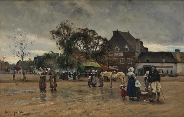 Johan Ericson, "Torget Concarneau".