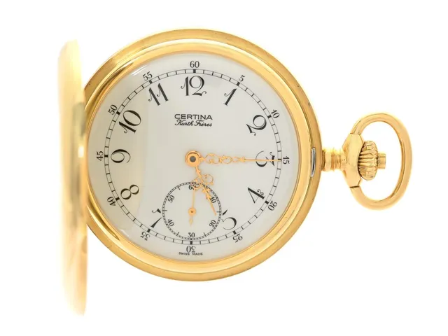 CERTINA, Kurth Frères, fickur, 49 mm, savonett, "Sveriges Urmakareförbund 100 år", Cal Unitas 6498, Serie nr. 114/155, 18K guld, ankargång, ca 1992, etui, ytterkartong. Limiterad och numrerad (Sveriges Urmakareförbund: Nr. 114/155).
