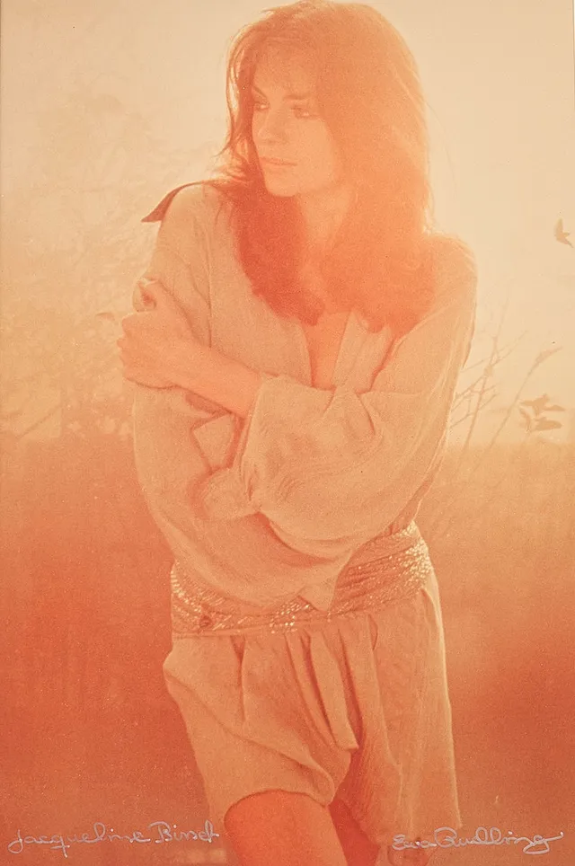 EWA RUDLING. Fotografisk bild. Jaqueline Bisset, C-print, Signerad.
