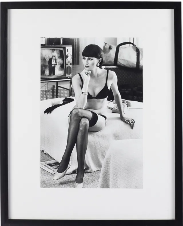 HELMUT NEWTON. Offsettryck, efter "Fashion, American Vogue, New York 1972".