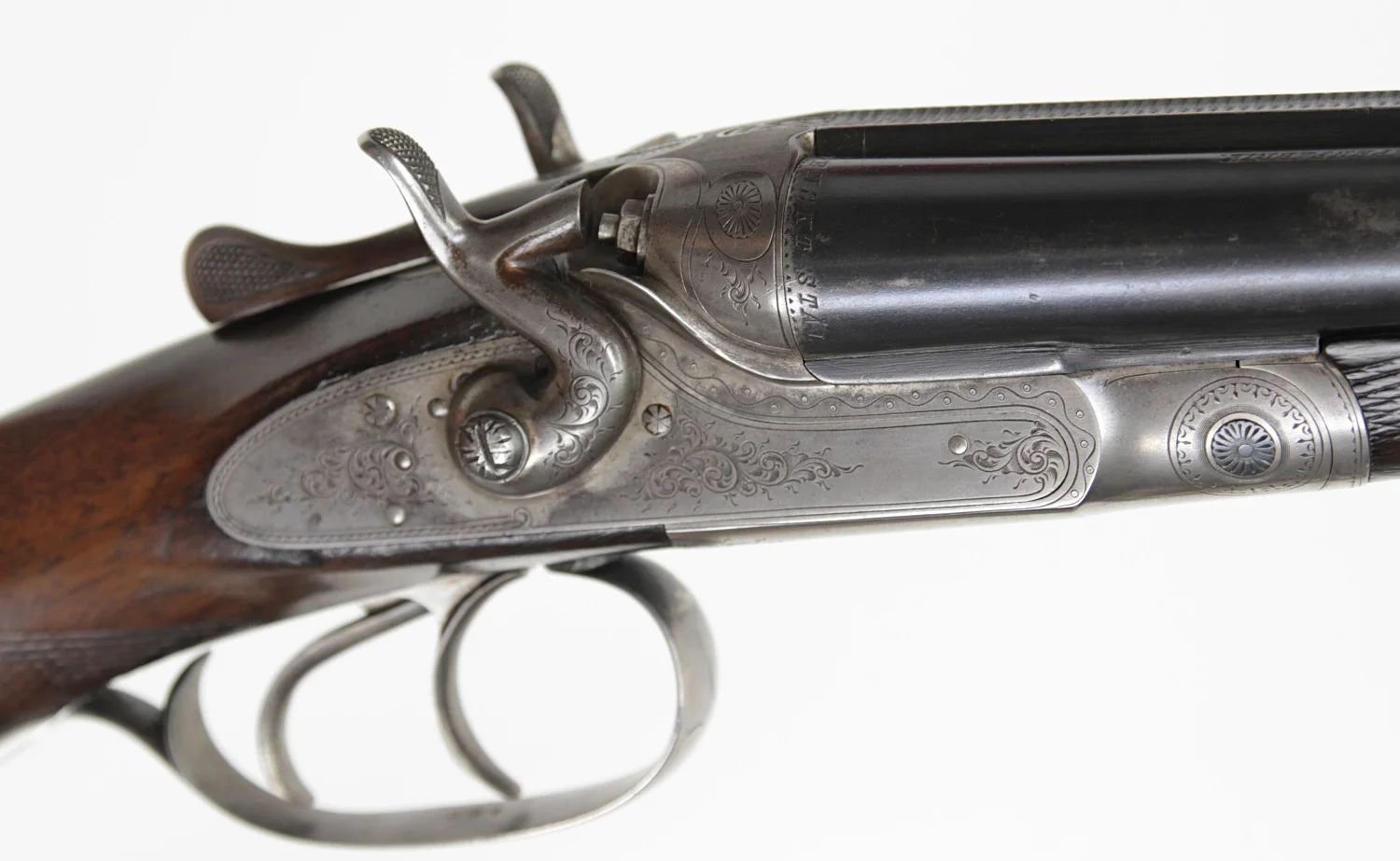 200. HAGELGEVÄR, svenskt, enkelskott, fabrikat Husqvarna, modell 103, kaliber 20/70, tillv.nr 62462, se-nr SE0145666. — Shotguns — Walter Borg